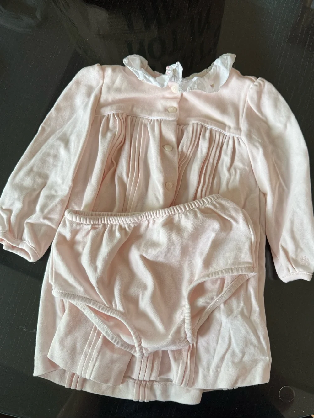 Ralph Lauren baby girl pink dress 12m
